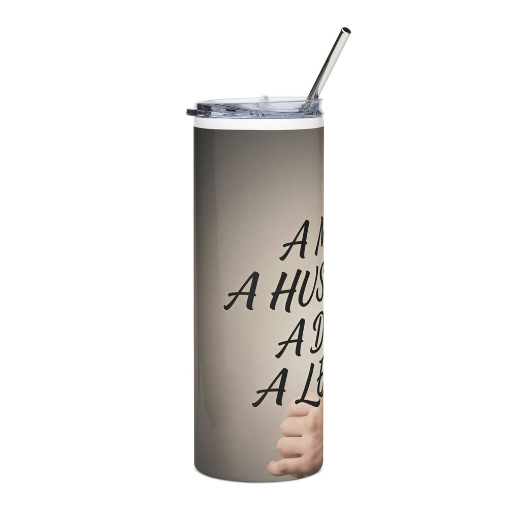 20oz Stainless Steel Tumbler – “A Man, A Husband, A Dad, A Legend” Fathers Day Gift