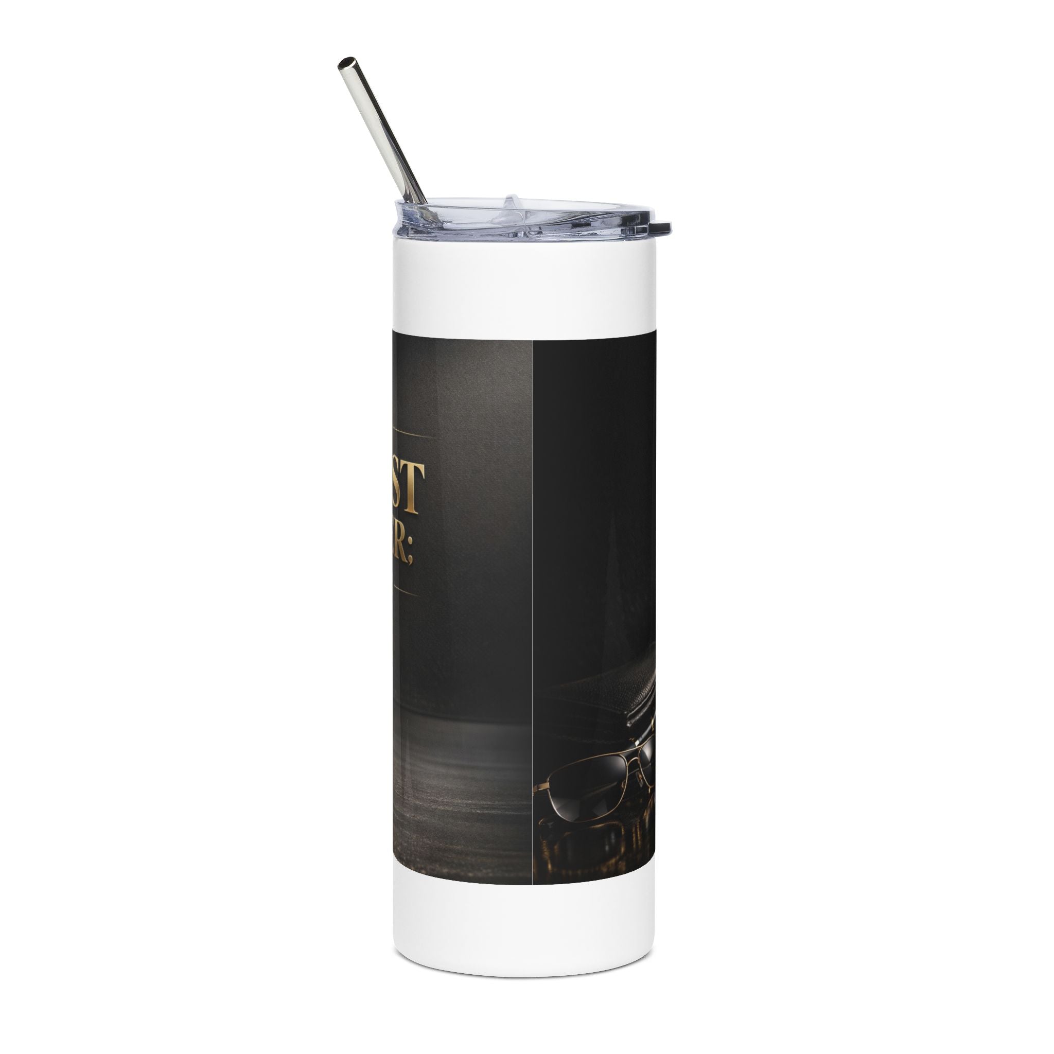 20oz Stainless Steel Tumbler — 'Big Spender' Whiskey Glass & Watch Design
