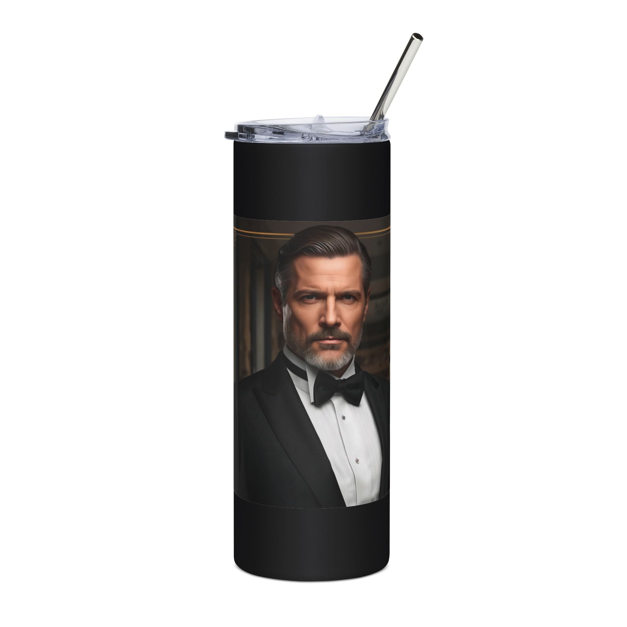 20oz Stainless Tumbler — Sophisticated Gentleman Design ("A Husband to be Led")