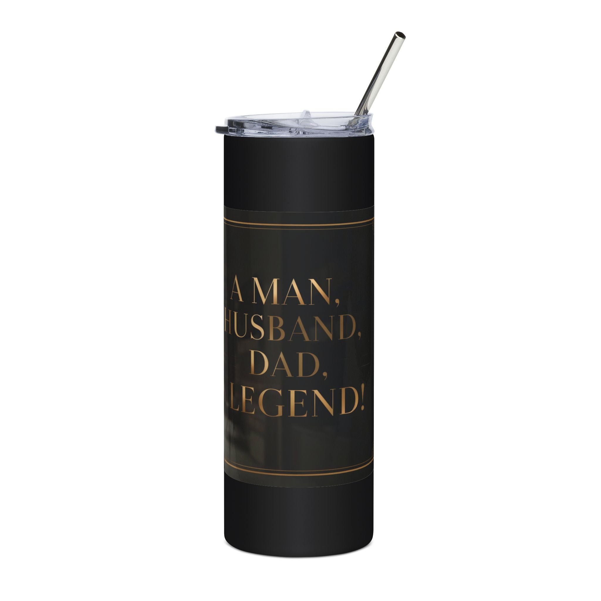 20oz Stainless Tumbler — Sophisticated Gentleman Design ("A Husband to be Led")